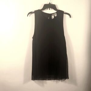 Mimi Chica Black Tule Top Size Large